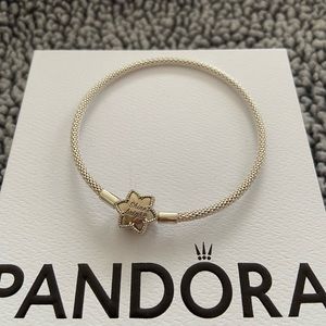 Pandora Moments Bright Snowflake bracelet NWOT